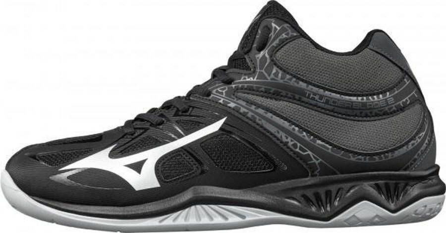 Mizuno Thunder Blade 2 Mid Sportschoenen zwart grijs - Foto 1