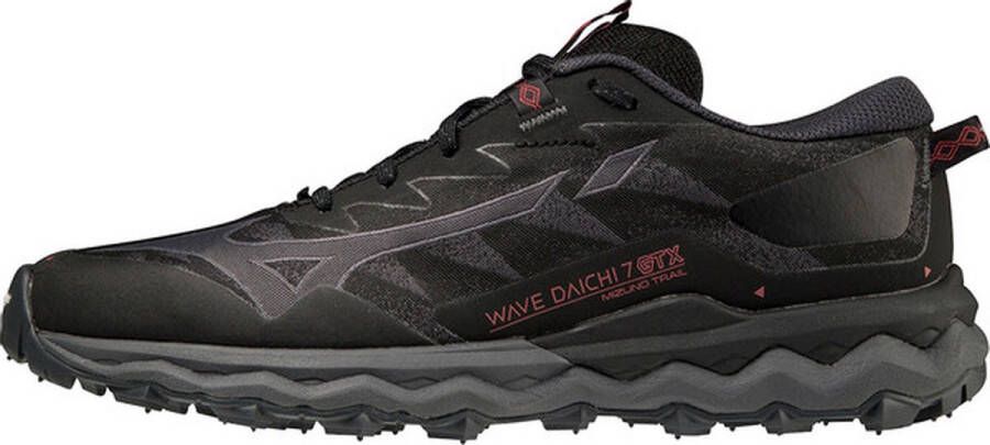 Mizuno Wave Daichi 7 GTX Dames Sportschoenen Hardlopen Trail zwart zwart