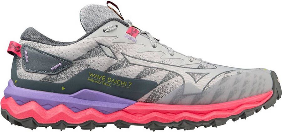 Mizuno Wave Daichi 7 J1GK227142 Vrouwen Grijs Hardloopschoenen - Foto 3