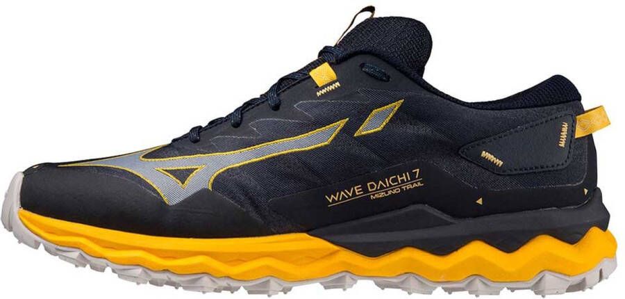 Mizuno Wave Daichi 7 Trailrunningschoenen Heren Night Sky Tradewinds Fusion