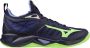 Mizuno Wave Dimension Hardloopschoenen Blue Heren - Thumbnail 1