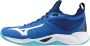 Mizuno Wave Momentum zaalsportschoenen kobaltblauw wit - Thumbnail 2