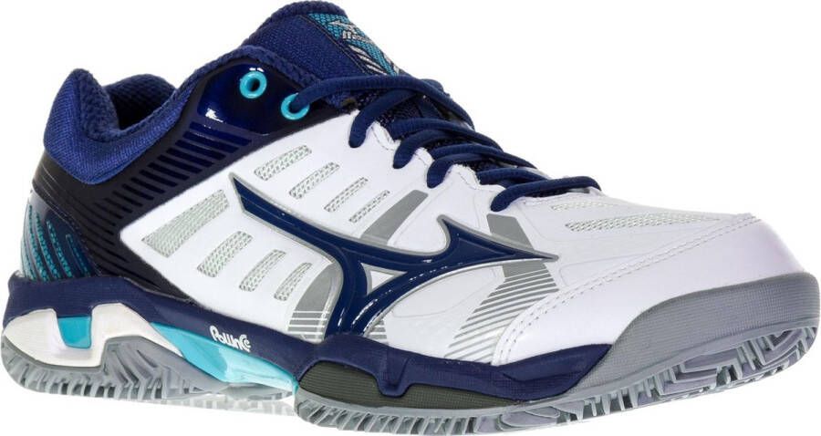 Mizuno Wave Exceed SL CC Tennisschoenen Mannen wit blauw