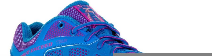 Mizuno Wave Exceed Tour CC Tennisschoenen Vrouwen blauw wit roze