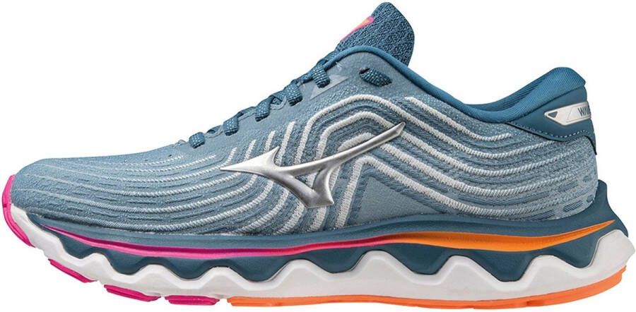 Mizuno Wave Horizon 6 Hardloopschoenen Blauw Vrouw