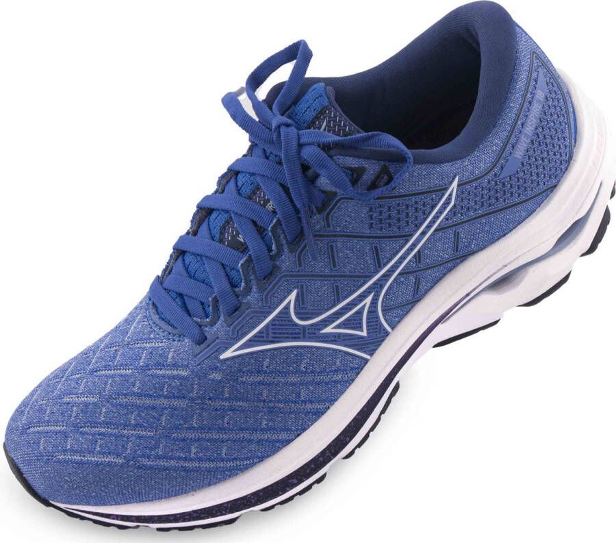 Mizuno Wave Inspire 18 Dames Sportschoenen Hardlopen Weg blauw wit