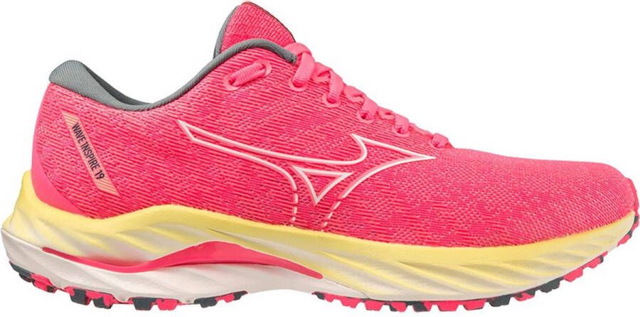 Mizuno Wave Inspire 19 Hardloopschoenen Roze 1 2 Vrouw