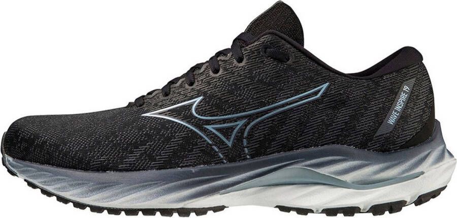 Mizuno Wave Inspire 19 Hardloopschoenen Zwart 1 2 Man