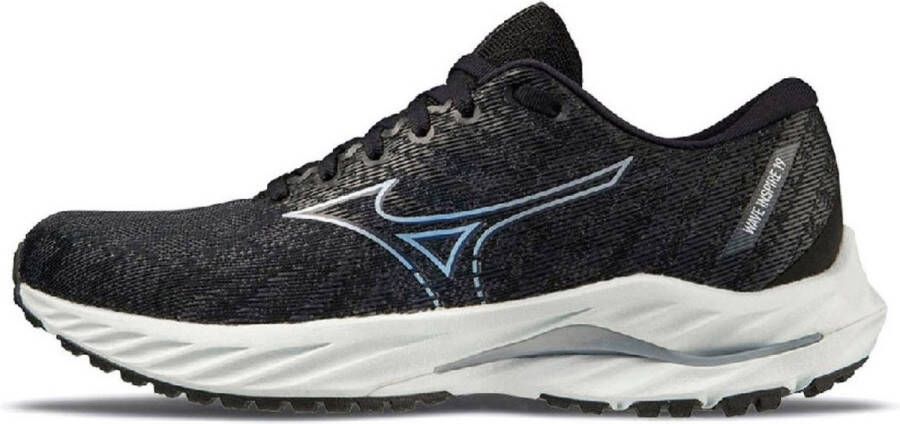 Mizuno _J1GD2344_WaveInspire19_Hardloopschoenen_Dames_Zwart - Foto 1