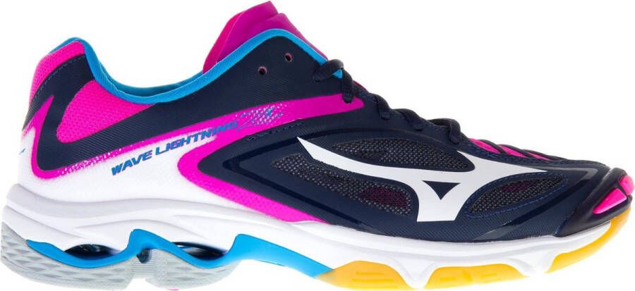 Mizuno Wave Lightning Z3 Sportschoenen Vrouwen donker blauw roze wit - Foto 1