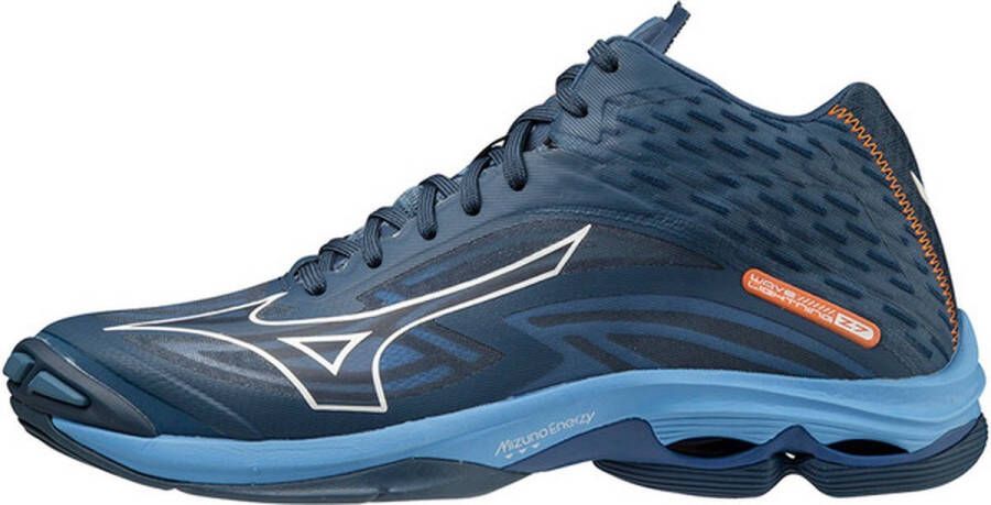 Mizuno Wave Lightning Z7 Mid Sportschoenen Volleybal Indoor blauw