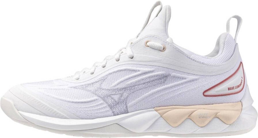 Mizuno Wave Luminous Indoorschoenen Dames Wit