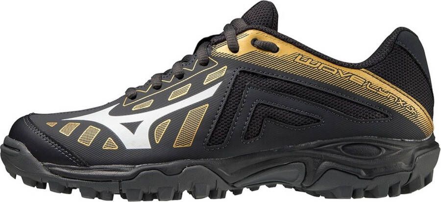 Mizuno Wave Lynx Junior Black Oyster Gold