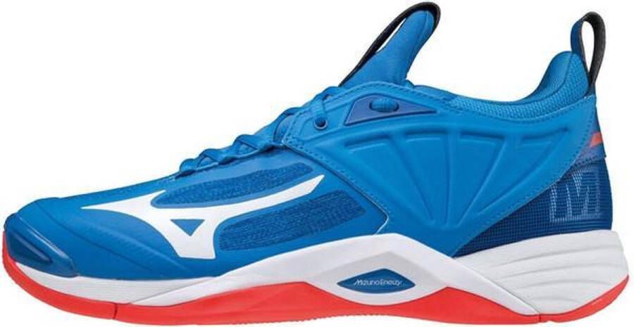 Mizuno Wave MoHerentum 2 Sportschoenen blauw rood