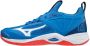 Mizuno Wave MoHerentum 2 Sportschoenen blauw rood - Thumbnail 1