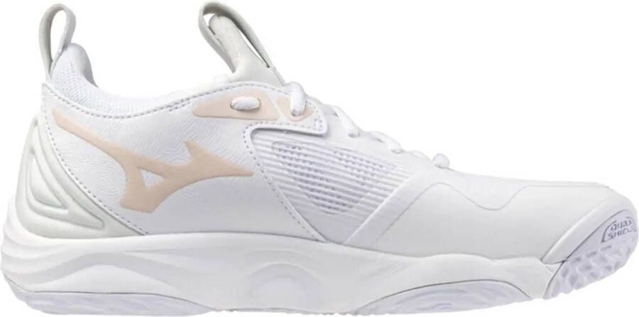 Mizuno Wave Momentum indoorschoenen dames wit