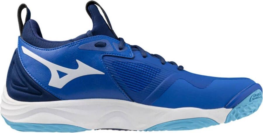 Mizuno Wave Momentum indoorschoenen sr blauw