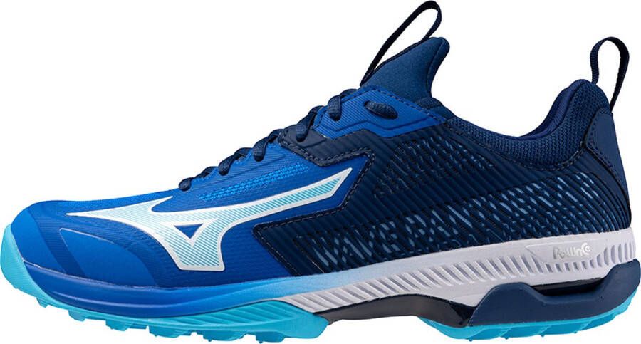 Mizuno Wave Panthera 01 mugenblue white estateblue Hockey Hockeyschoenen Veld