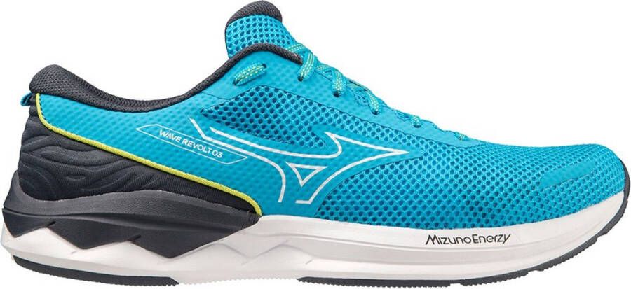 Mizuno Wave Revolt 3 Hardloopschoenen Blauw 1 2 Man