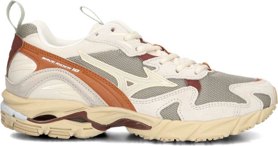 Mizuno Wave Rider 10 Dames Sneakers Mesh Dames Beige