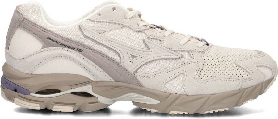 MIZUNO Lage Sneakers Heren Wave Rider 10 Premium Heren Maat: 45 Materiaal: Mesh Kleur: Beige