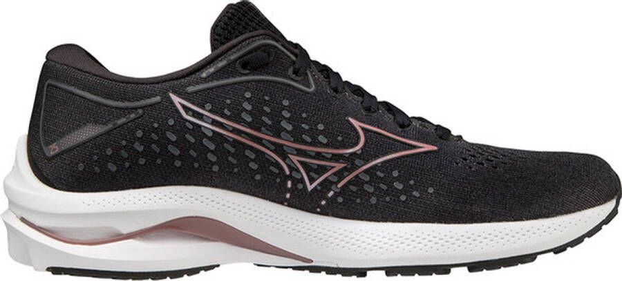 Mizuno Wave Rider 25 Dames Sportschoenen Hardlopen Weg zwart goud