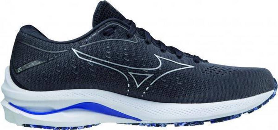 Mizuno Wave Rider 25 Heren Sportschoenen Hardlopen Weg grijs paars