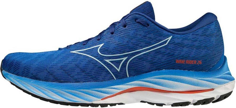 Mizuno Wave Rider 26 Heren Sportschoenen Hardlopen Weg donkerblauw