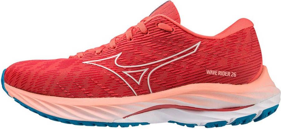 Mizuno Wave Rider 26 Hardloopschoenen Rood 1 2 Vrouw