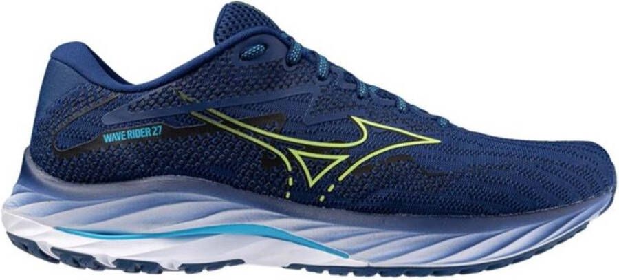 Mizuno Wave Rider 27 Marineblauwe Schoenen Blue Heren