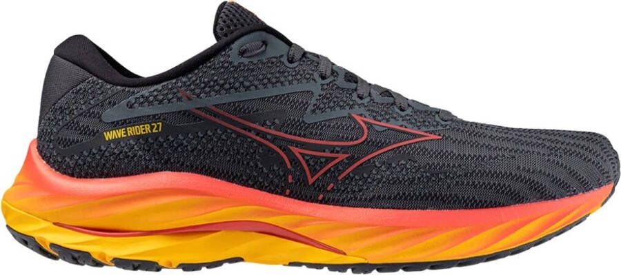 Mizuno Oranje Sneakers Mesh Ontwerp Ronde Neus Multicolor Heren - Foto 1