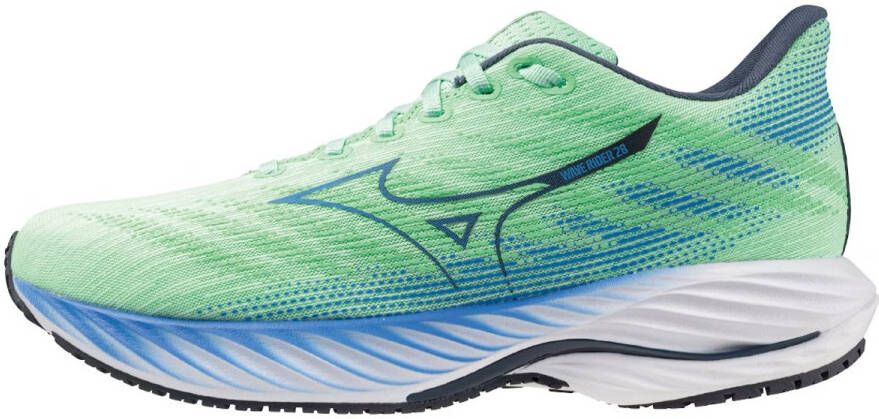 Mizuno Wave Rider 28 Hardloopschoenen Groen Man