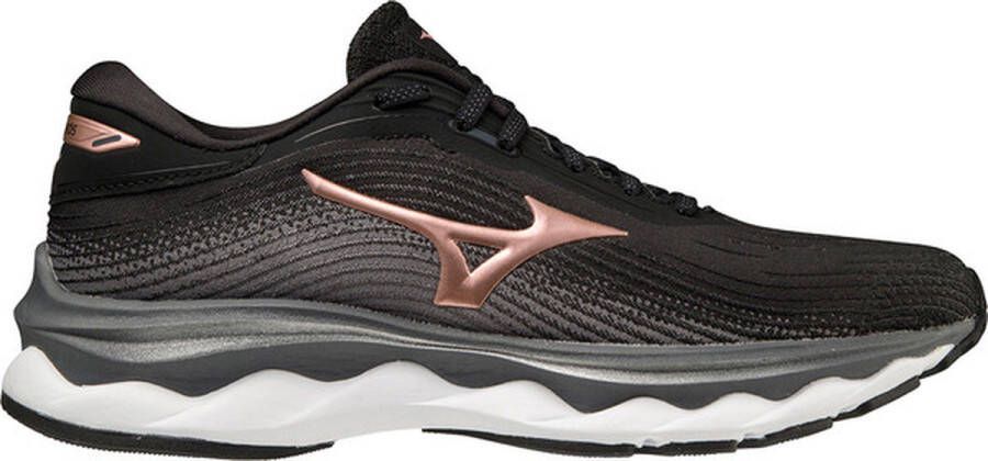 Mizuno Wave Sky 5 Dames Sportschoenen Hardlopen Weg zwart roze