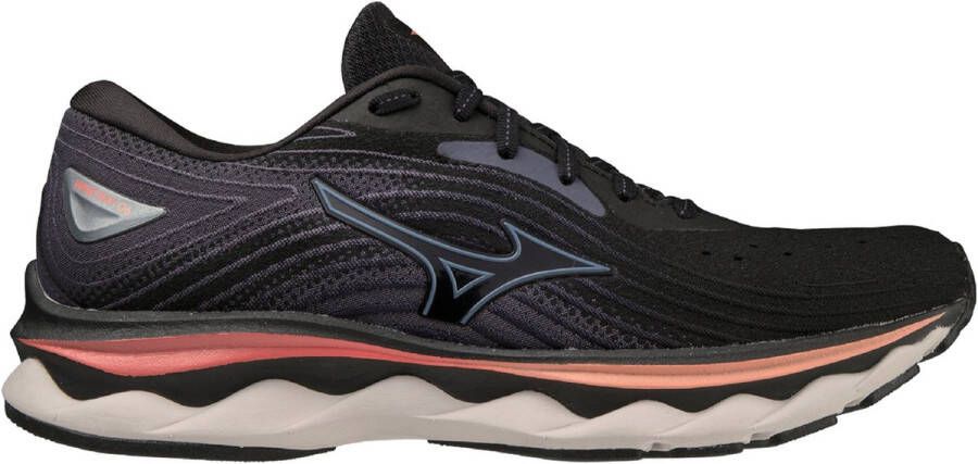 Mizuno Wave Sky 6 zwart hardloopschoenen dames (J1GD220222)