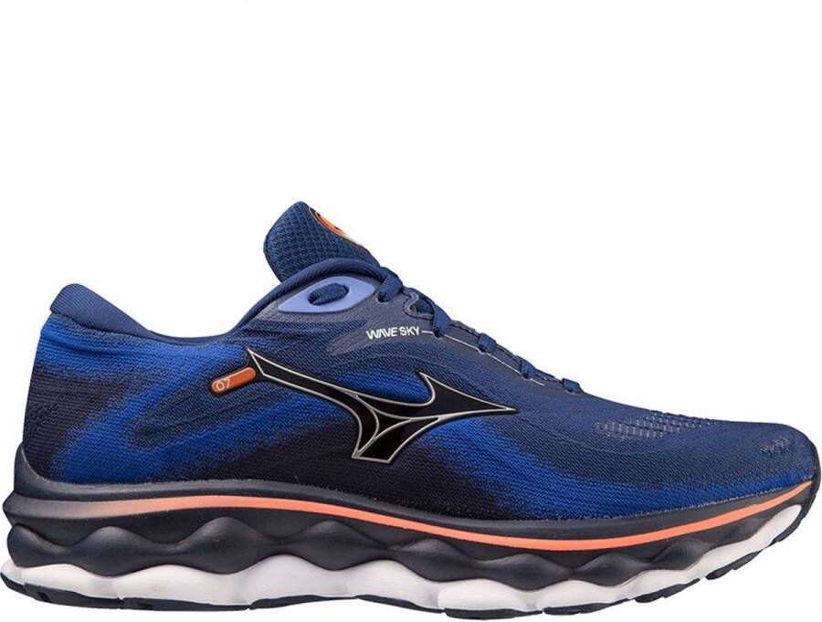 Mizuno Wave Sky 7 Hardloopschoenen Blauw 1 2 Man