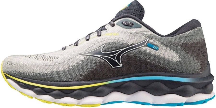 Mizuno Wave Sky 7 J1G Mannen Grijs Hardloopschoenen