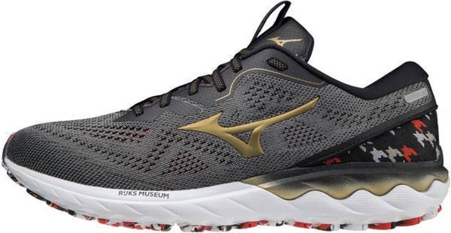 Mizuno Wave Skyrise 2 Amsterdam Sportschoenen zwart goud