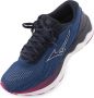 Mizuno Wave Skyrise 3 Dames Sportschoenen Hardlopen Weg blauw zilver - Thumbnail 2