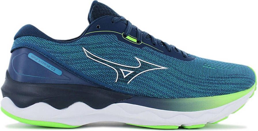 Mizuno Wave Skyrise 3 Heren Sportschoenen Hardlopen Weg donkergroen