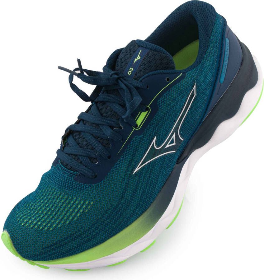 Mizuno Wave Skyrise 3 Heren Sportschoenen Hardlopen Weg donkergroen