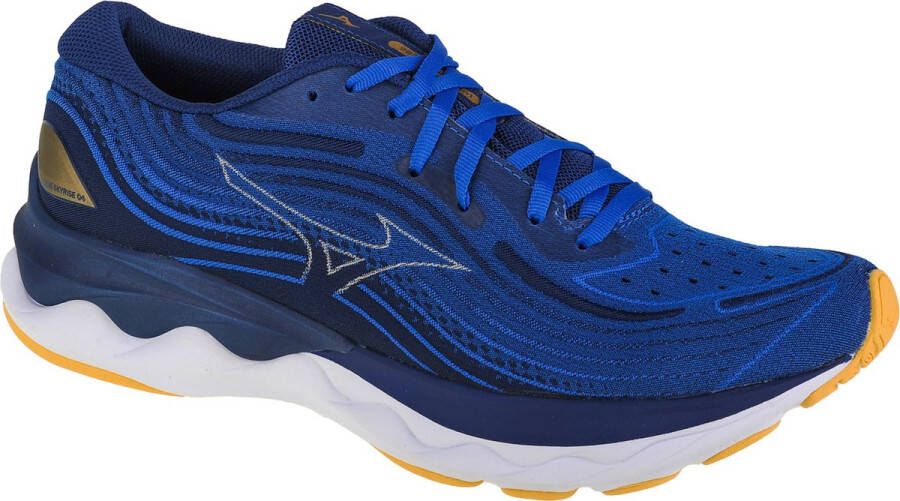 Mizuno Wave Skyrise 4 J1GC230903 Mannen Marineblauw Hardloopschoenen