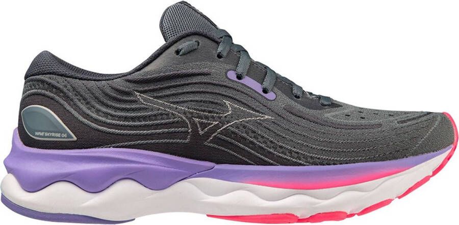 Mizuno Wave Skyrise 4 J1GD230971 Vrouwen Grijs Hardloopschoenen