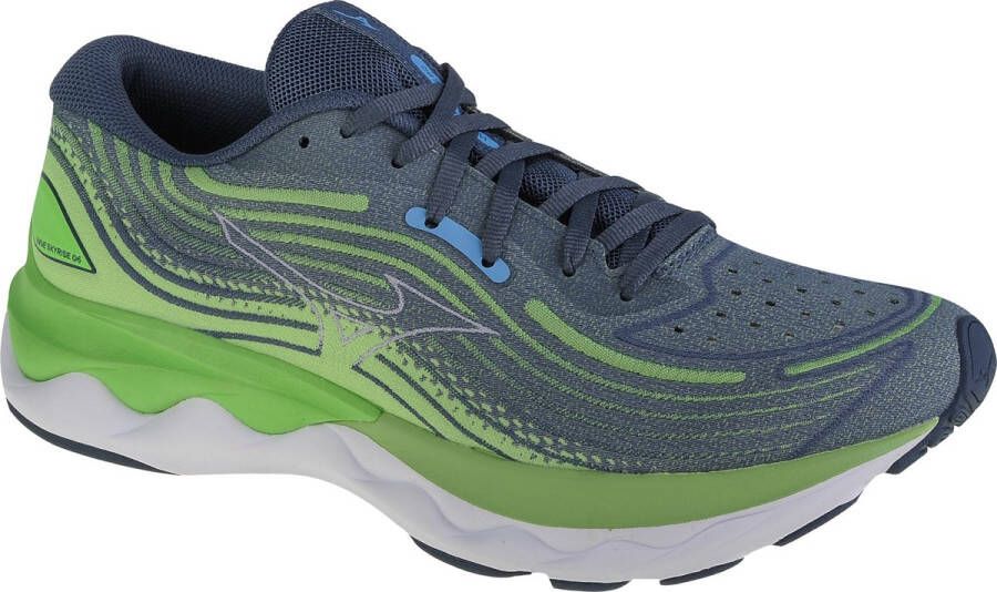 Mizuno Wave Skyrise 4 Hardloopschoenen Groen Man