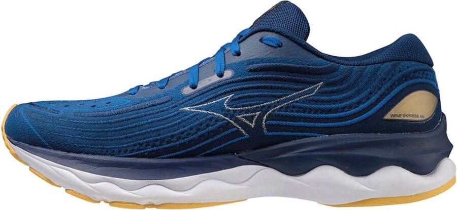 Mizuno Wave Skyrise 4 J1GC230903 Mannen Marineblauw Hardloopschoenen