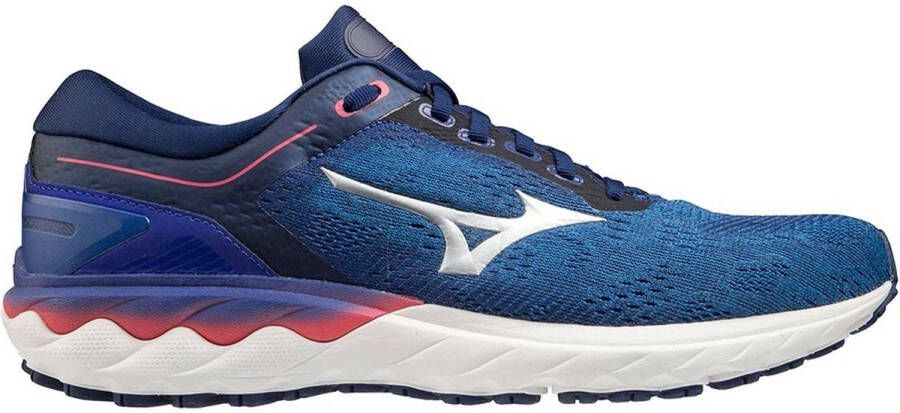 Mizuno Wave Skyrise Sportschoenen Mannen blauw roze wit