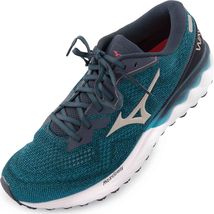 Mizuno Wave Skyrise Sportschoenen Mannen Blauw Grijs Wit