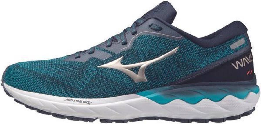 Mizuno Wave Skyrise Sportschoenen Mannen Blauw Grijs Wit