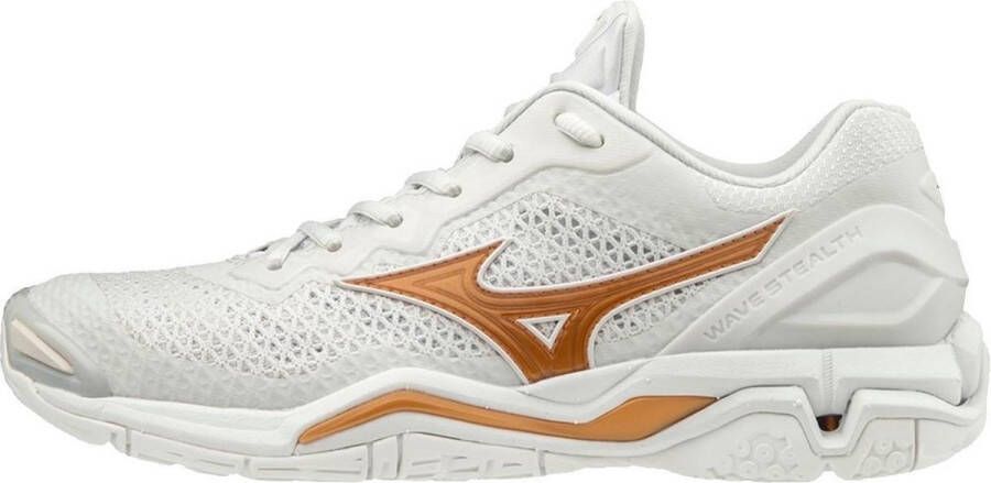 Mizuno Wave Stealth V Dames Wit - Foto 1