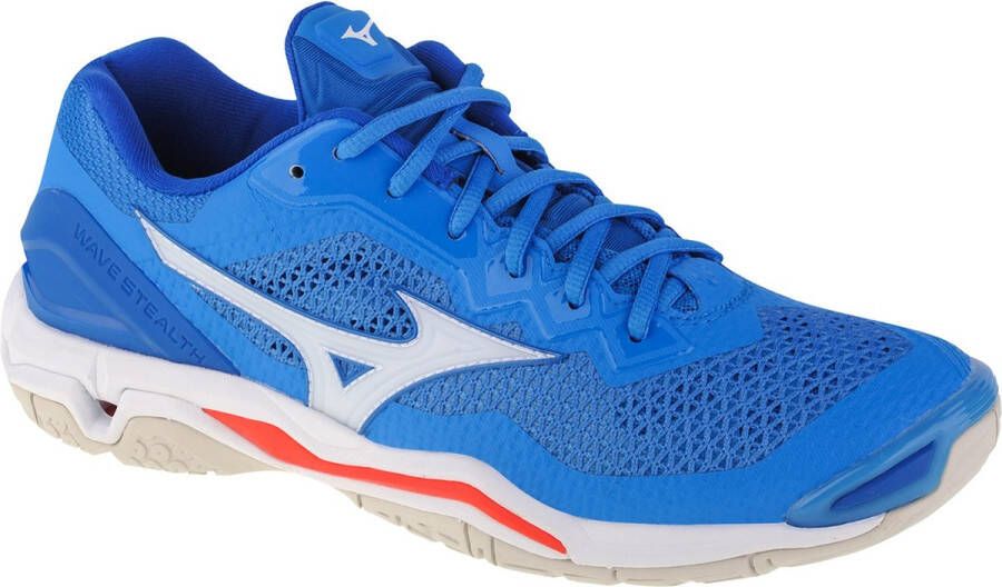 Mizuno Wave Stealth V Sportschoenen Volleybal Indoor blauw wit