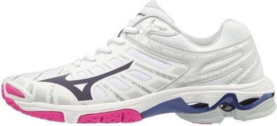 Mizuno Wave Voltage Dames Wit